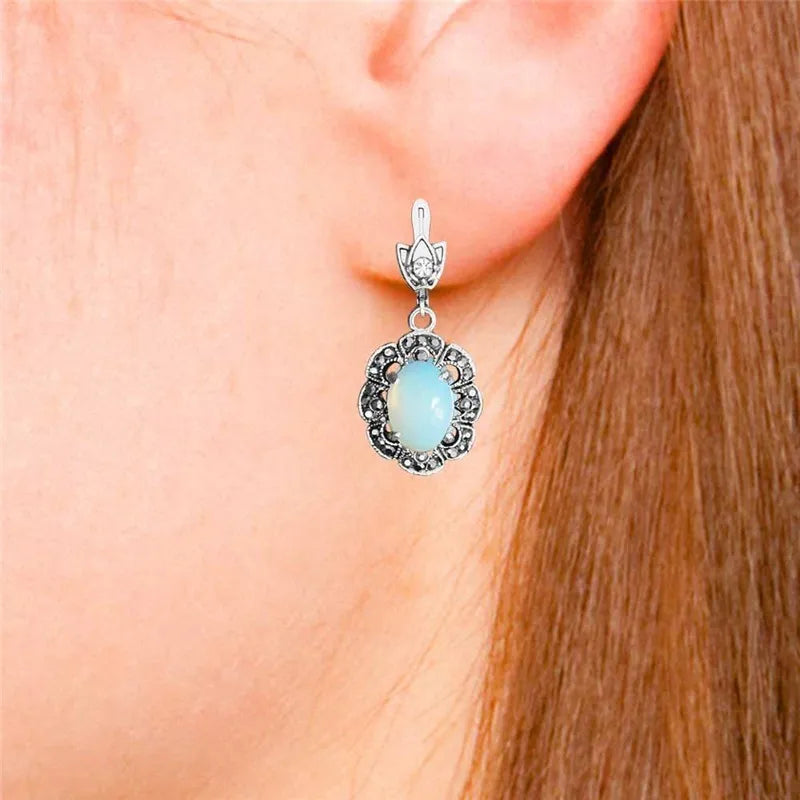 Strass-Ohrringe im Vintage-Look