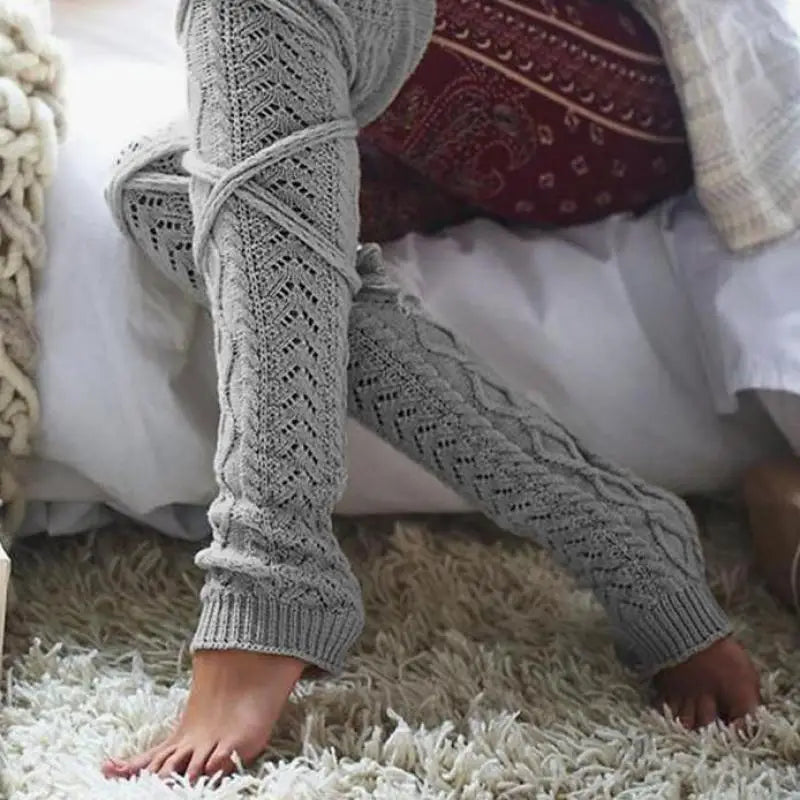 Calentadores de piernas de invierno Medias ajustadas