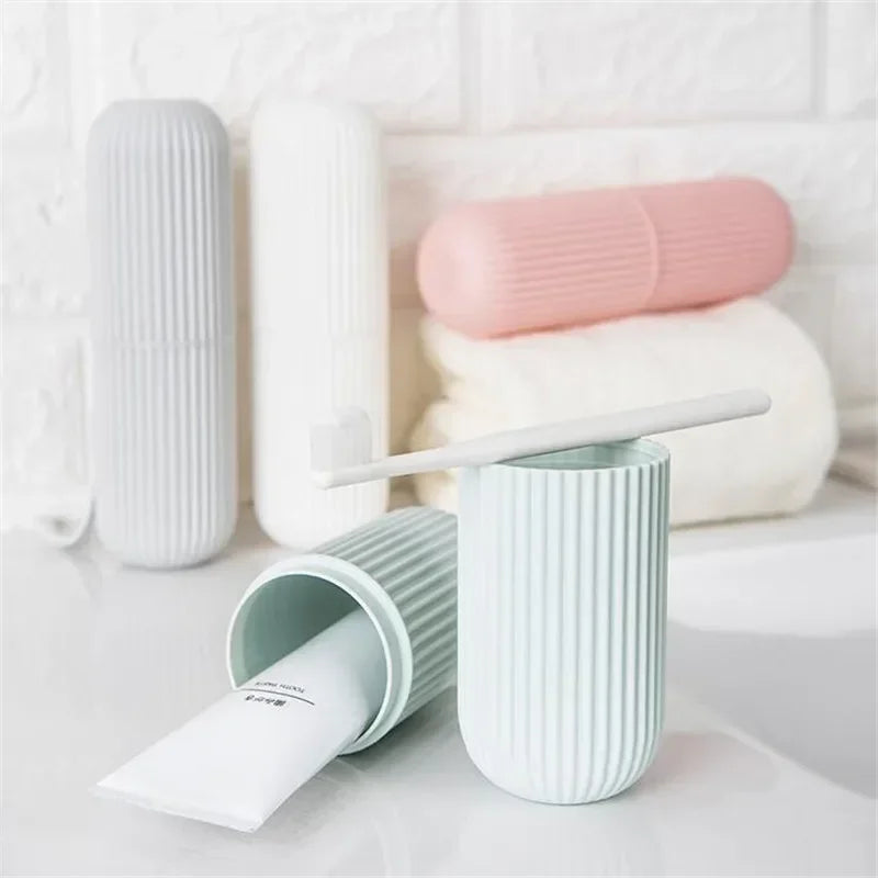 Soporte portátil para proteger el cepillo de dientes