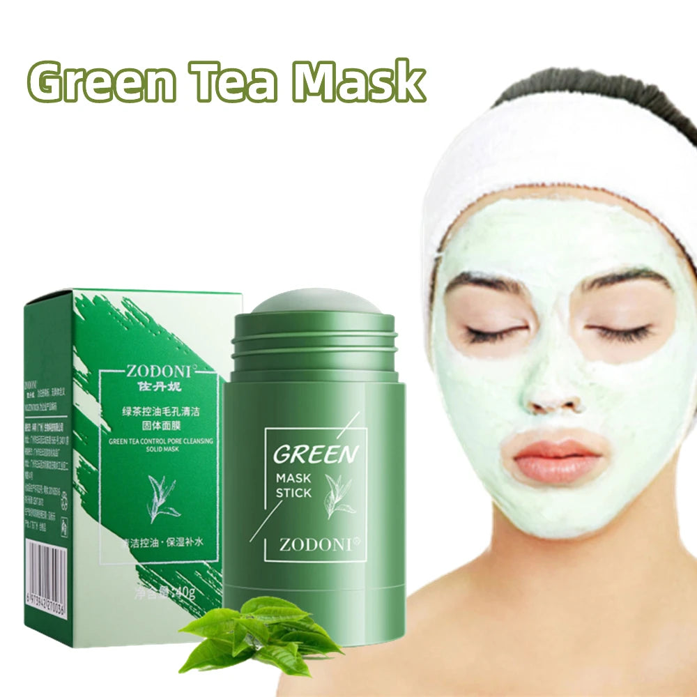 Mascarilla de té verde para limpieza facial
