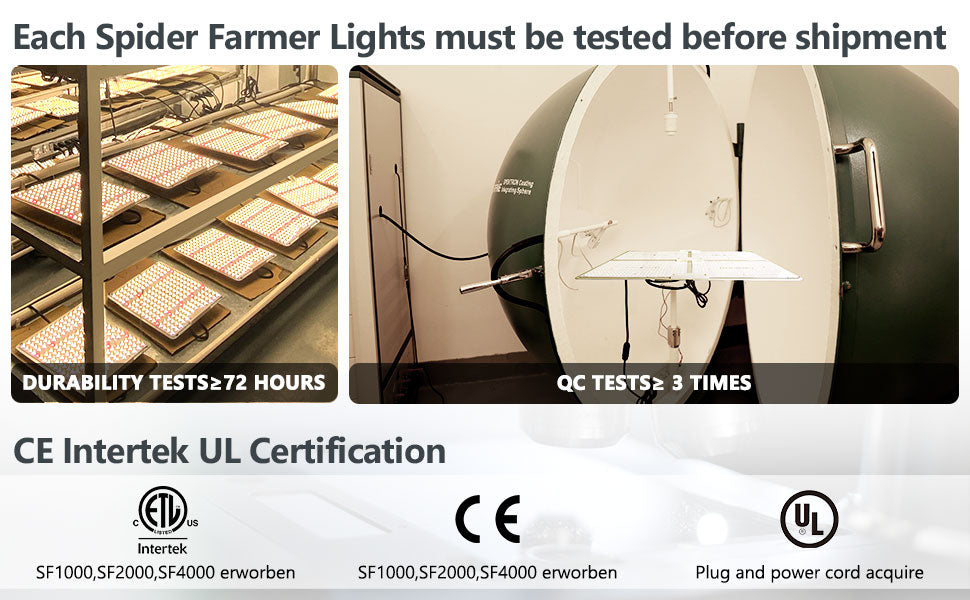 Controlador regulable de luz de crecimiento LED Spectrum