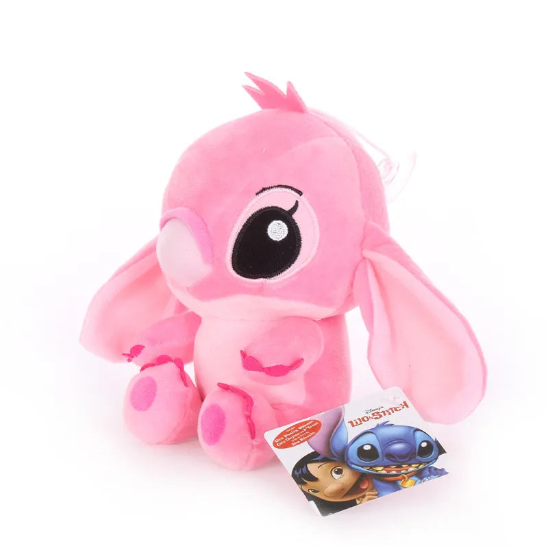 Lilo & Stitch 20cm Kawaii Plush Couple Keychain Set