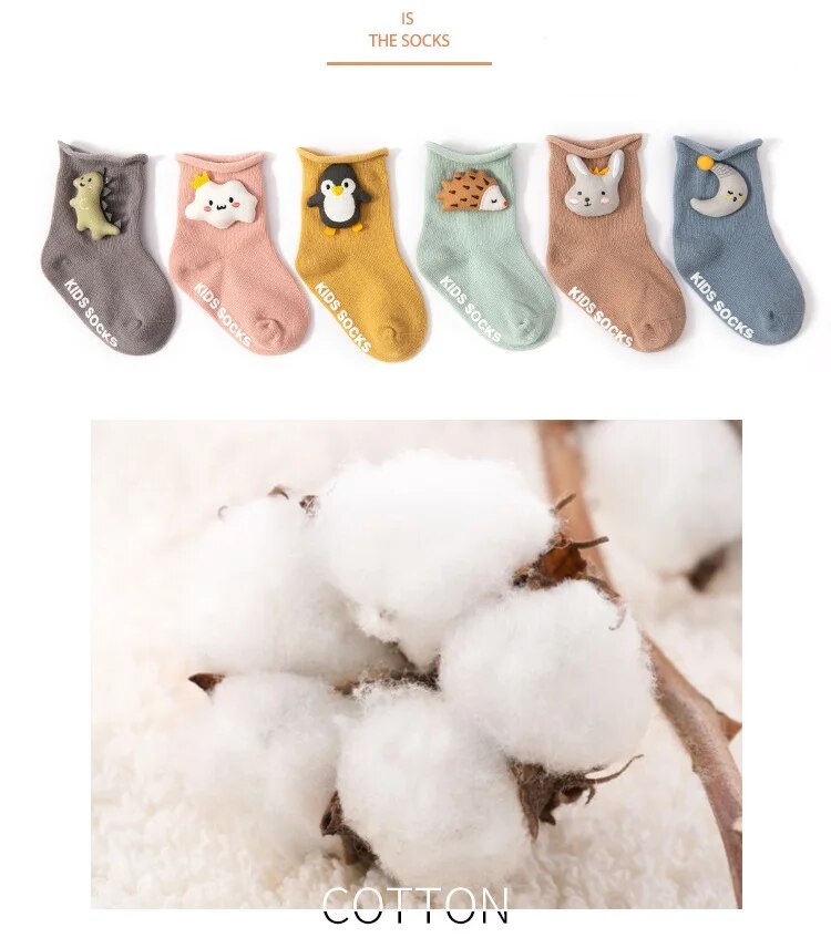 Children's Socks Cute Cartoon Dolls Baby Socks