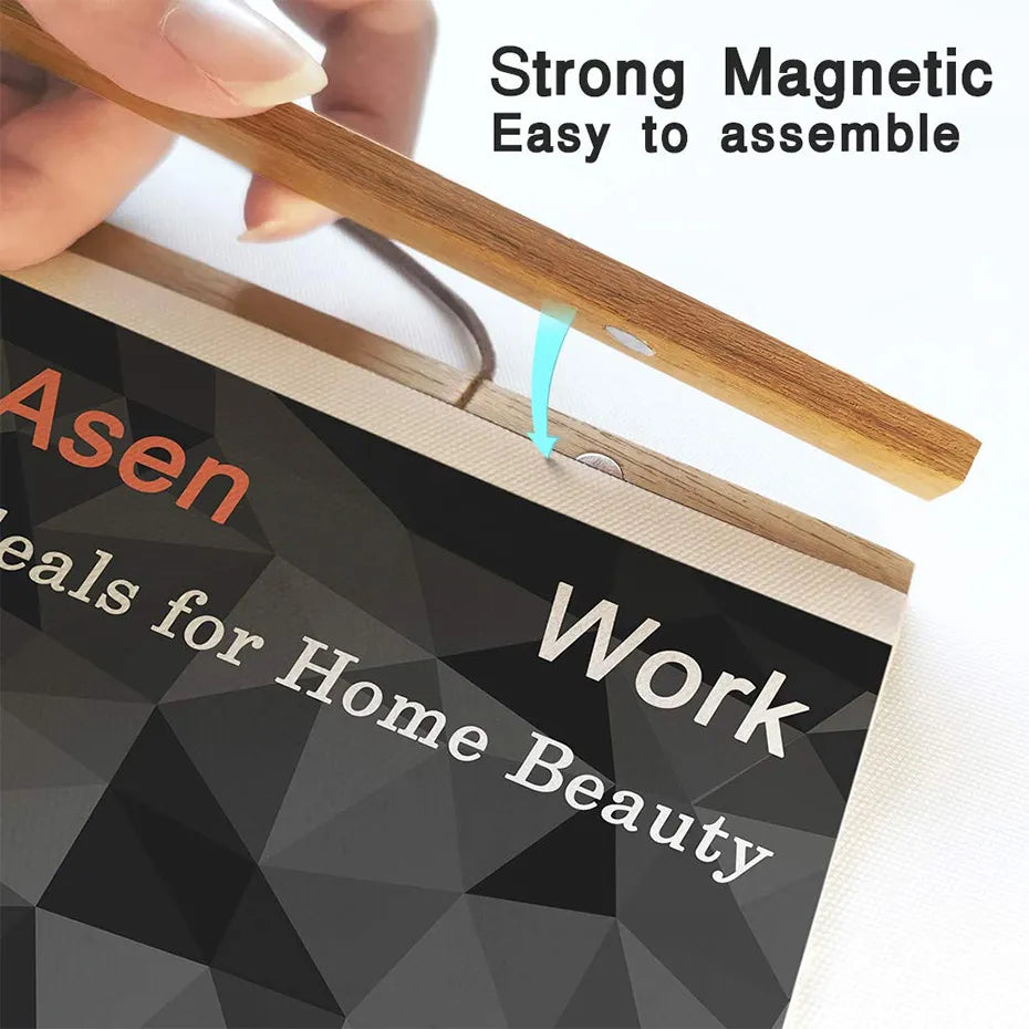 Magnetic Natural  Frame Poster Hanger