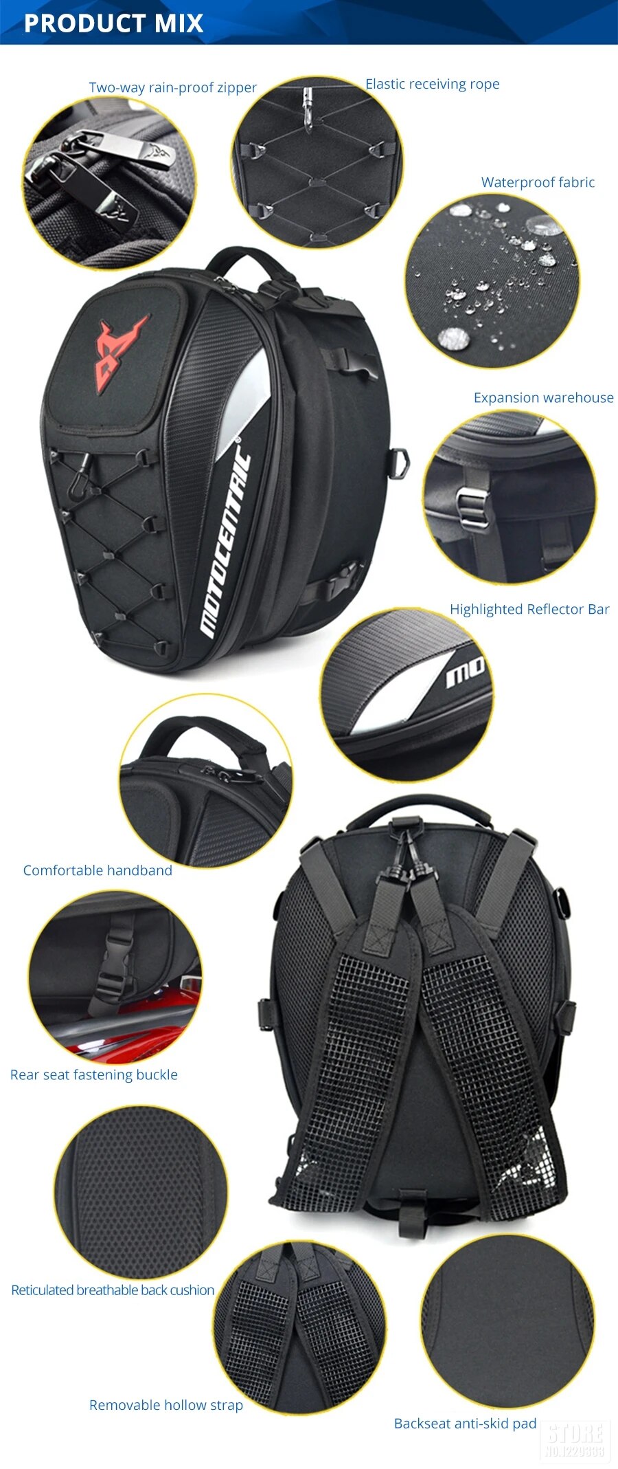 Motorcycle Tank Bag Waterproof