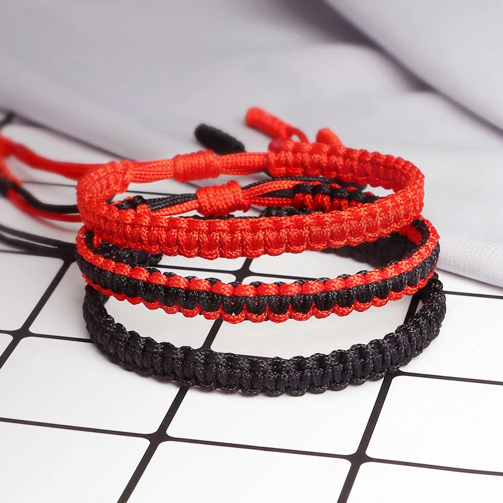 Rainbow Thread Braided Bracelet