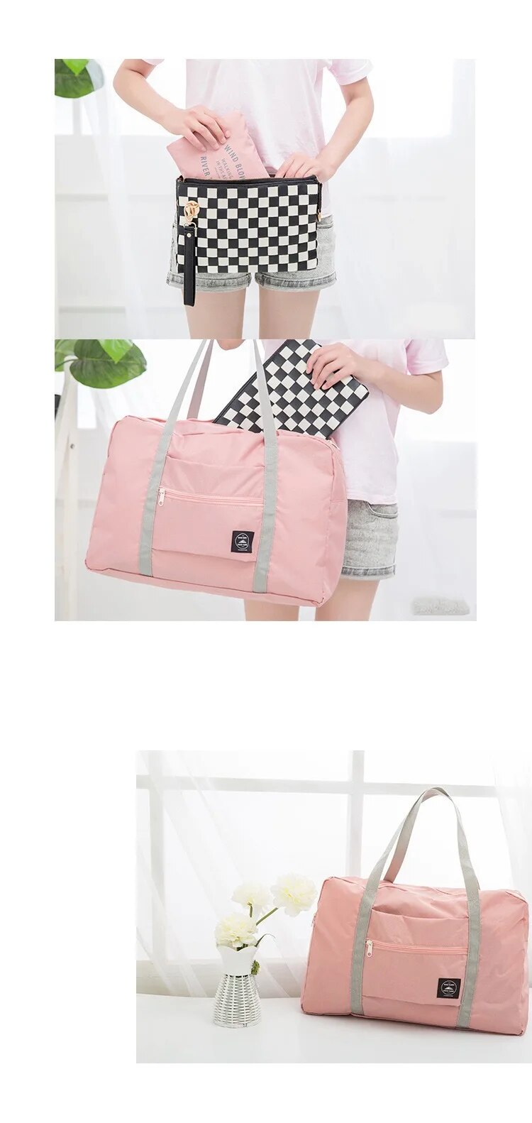 Bolsa de viaje impermeable de gran capacidad