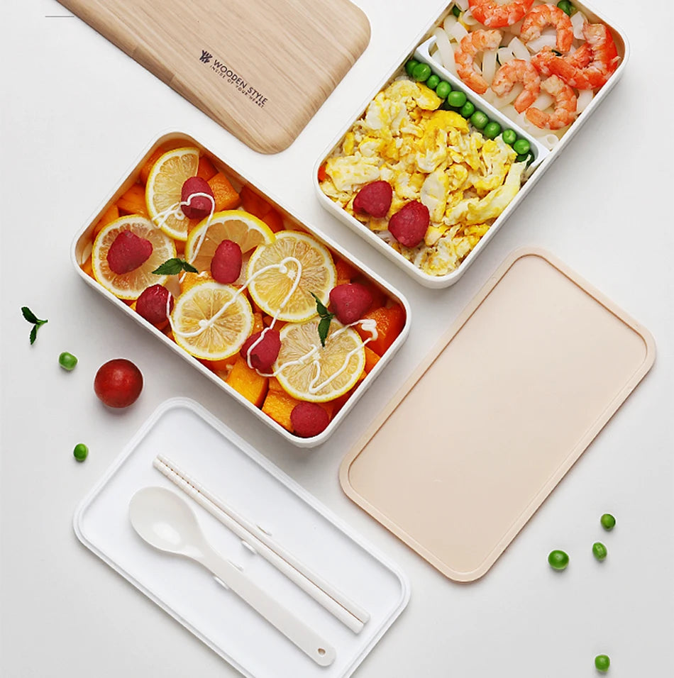 Microwave Double Layer Lunch Box