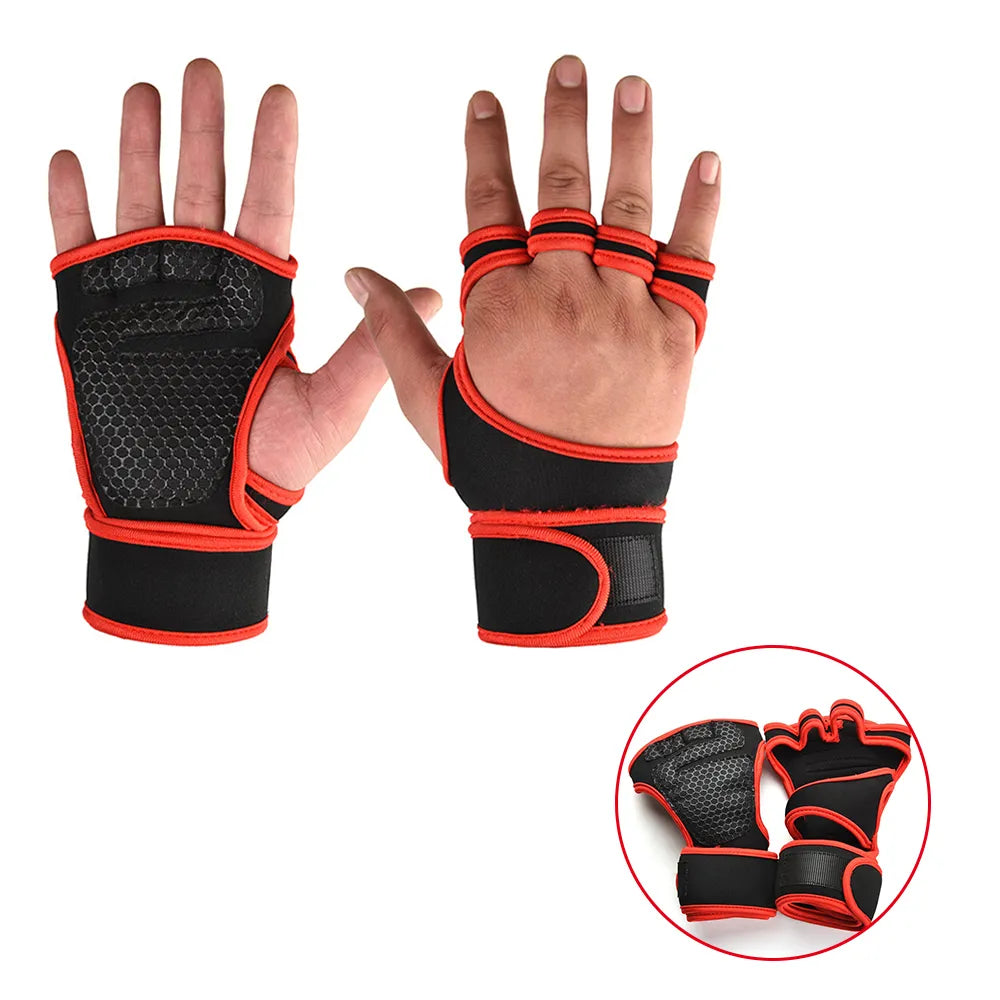 Gym Hand Wrist Palm Protector Gloves