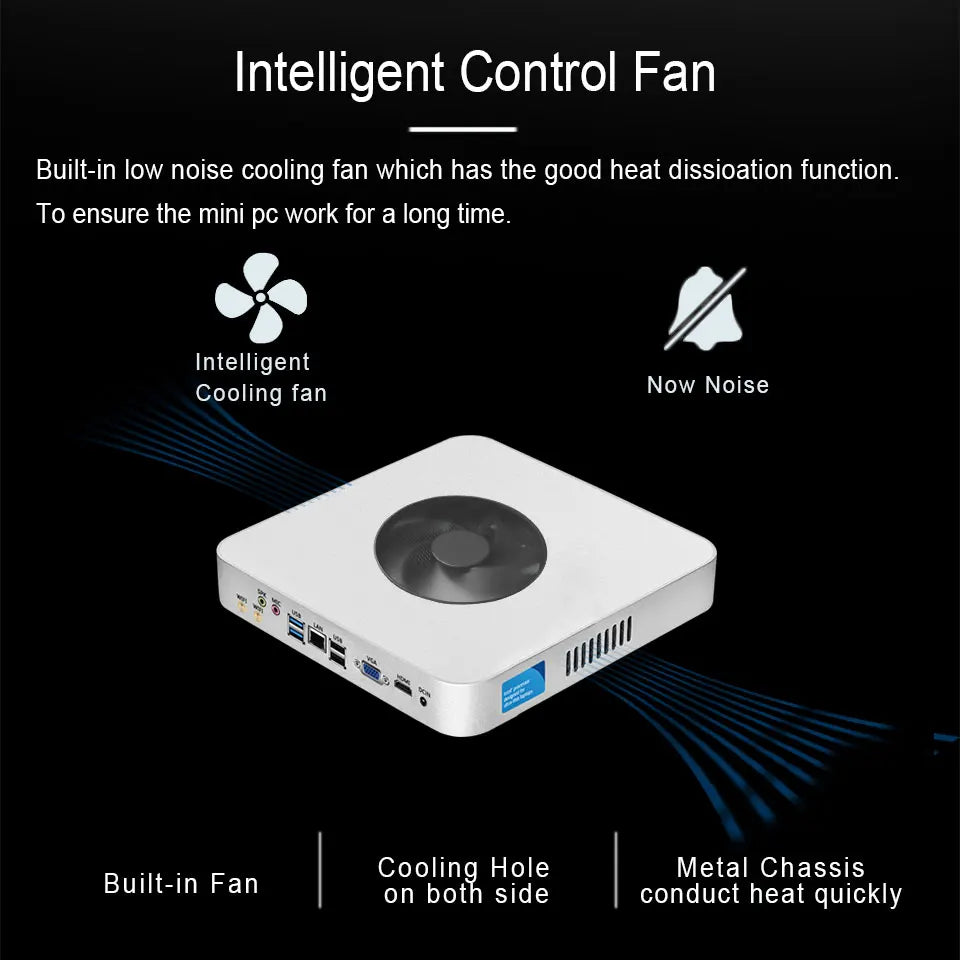 Mini PC HTPC Intel Core i5 Windows 10 Pro