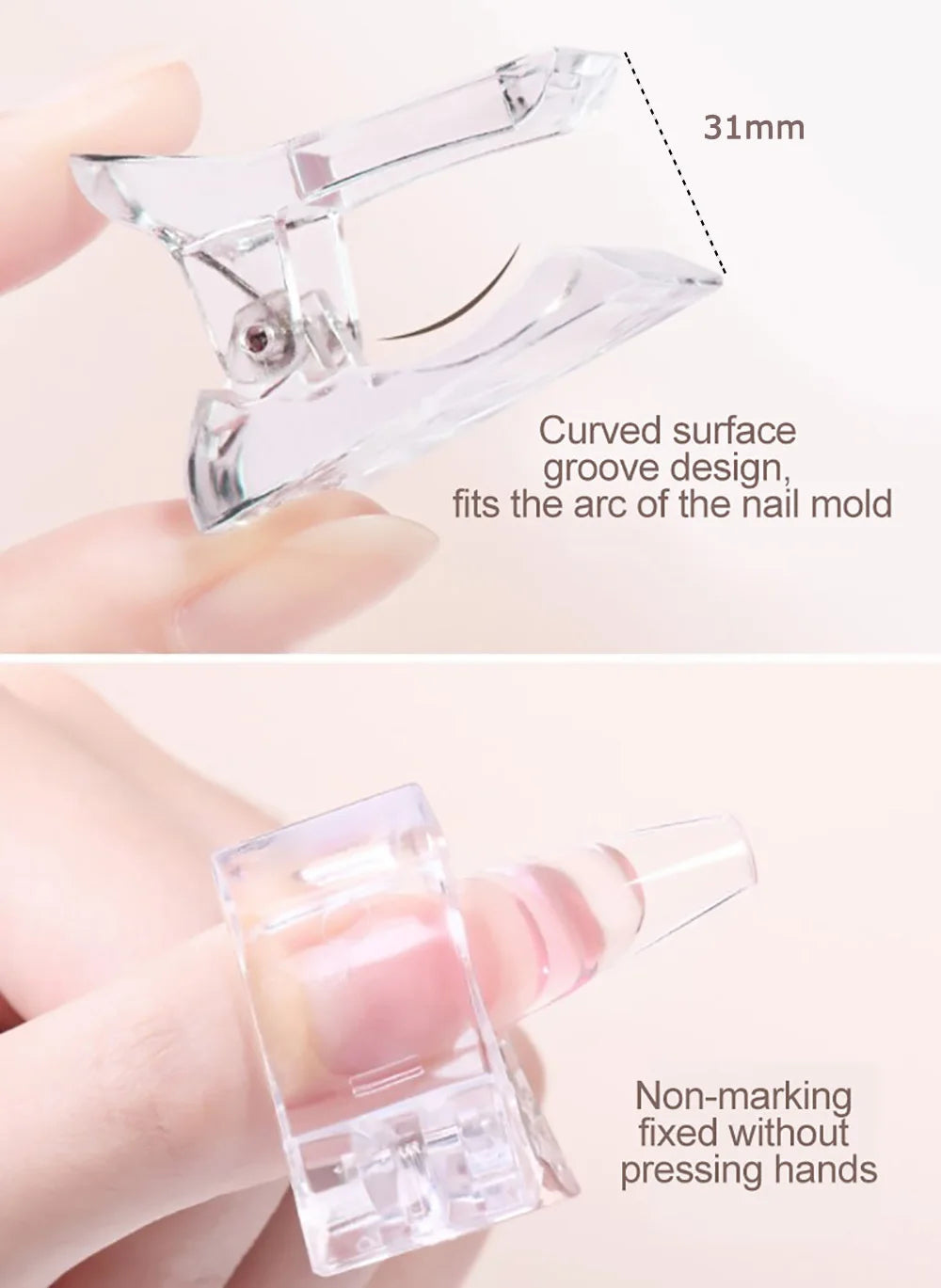 Gel Quick Building Nail Tips Clips