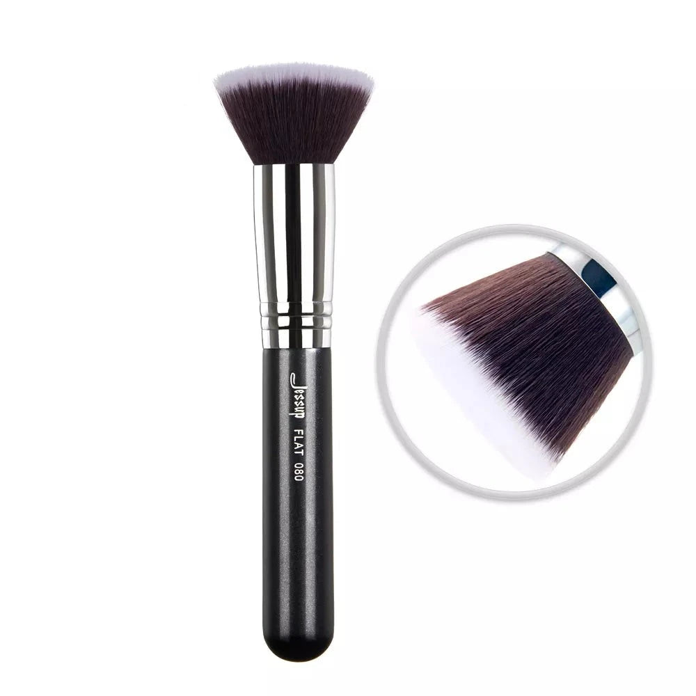Brocha de maquillaje facial para base