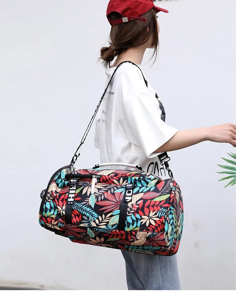 Travel Bucket Backpack Printing  Bag