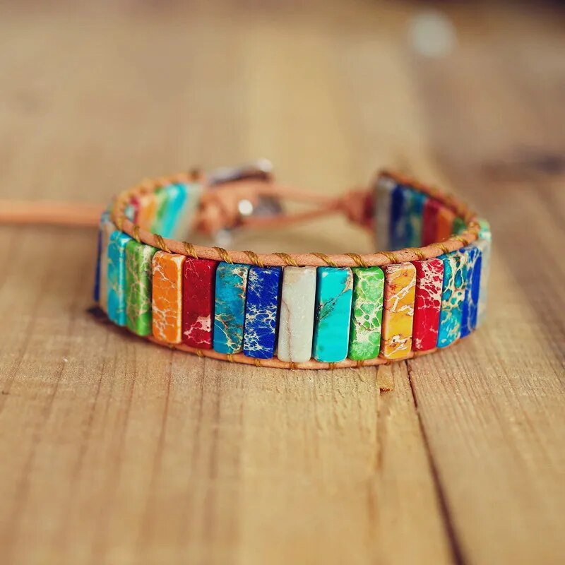 Natural Stone Handmade Chakra Bracelet