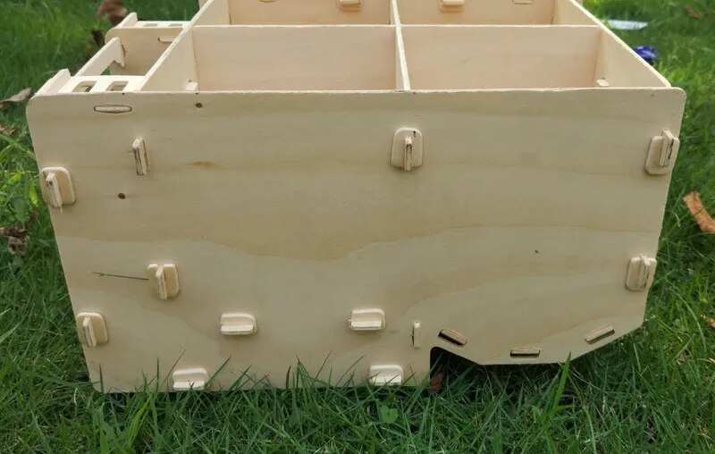 3D-Puzzle-Puppenhaus aus Holz