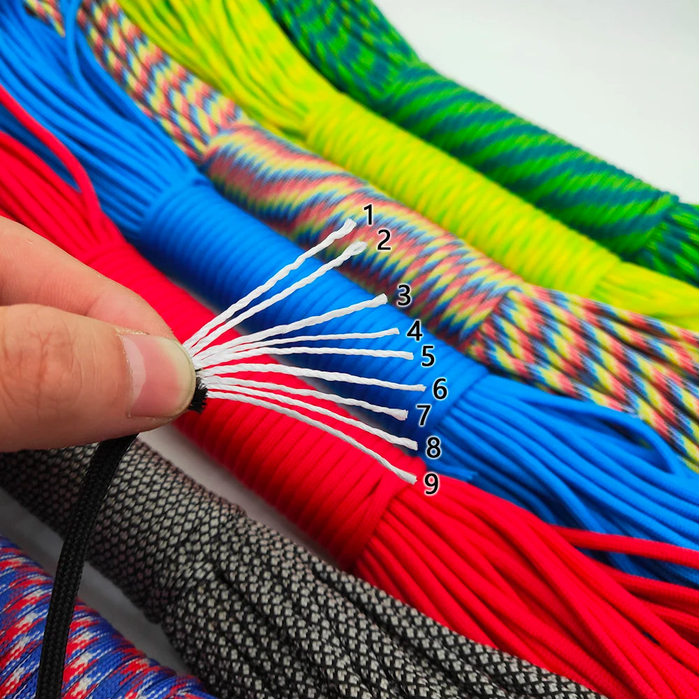 Cuerda de cordón de paracaídas de supervivencia