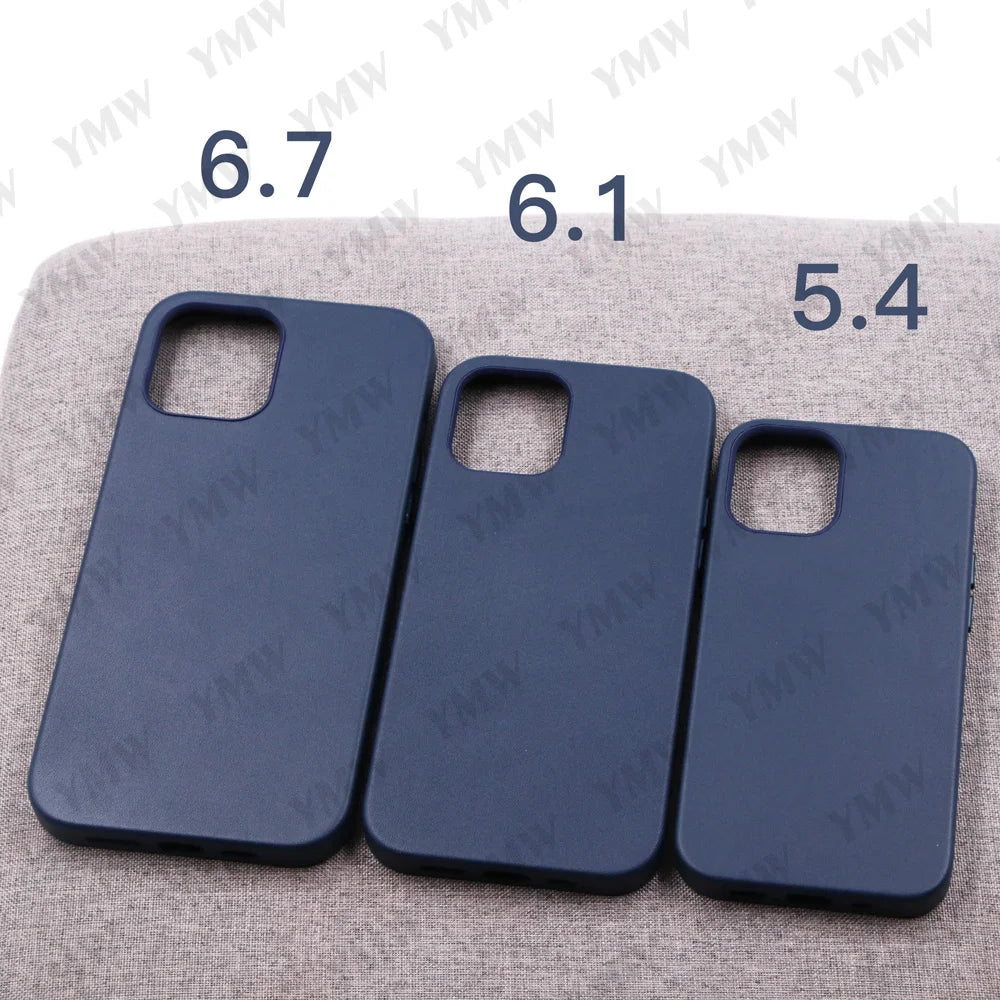 Leather Luxury Business Cow Magnet Phone Cases