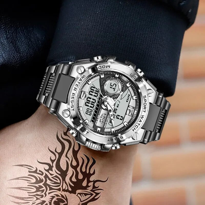 Quartz Digital Waterproof Watch