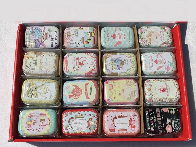 Colorful Mini Tin Storage Box