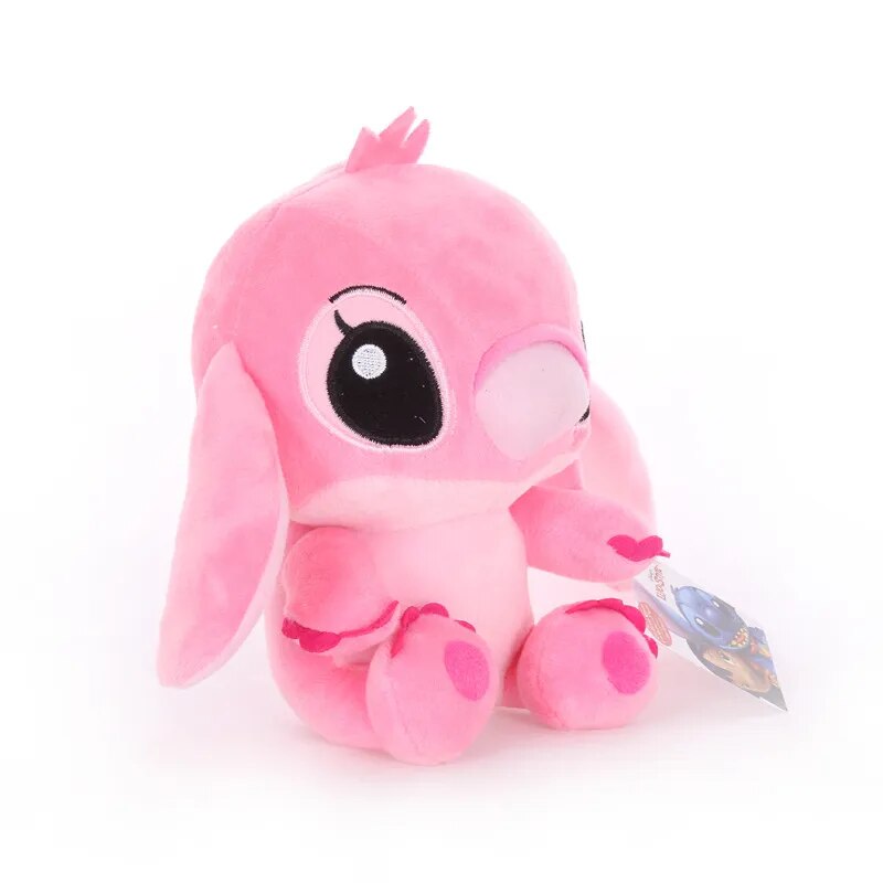 Lilo & Stitch 20cm Kawaii Plush Couple Keychain Set