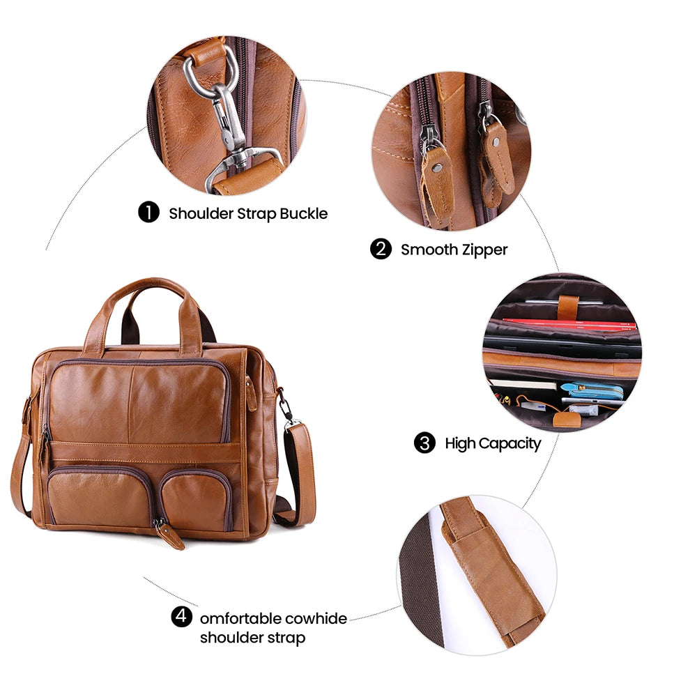 Bolsa de negocios para viajes de gran capacidad para computadora portátil de 17 "