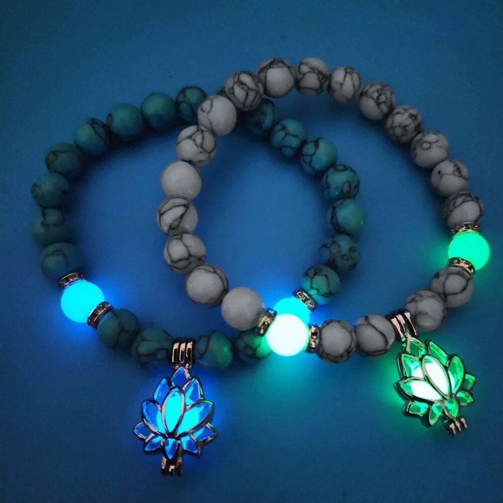 Natural Stone with Luminous Glow Bracelet