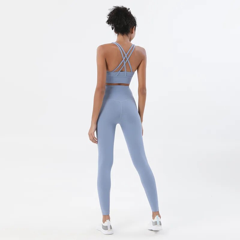 Soft Naked-Feel High Waist Yoga Fitness Pants