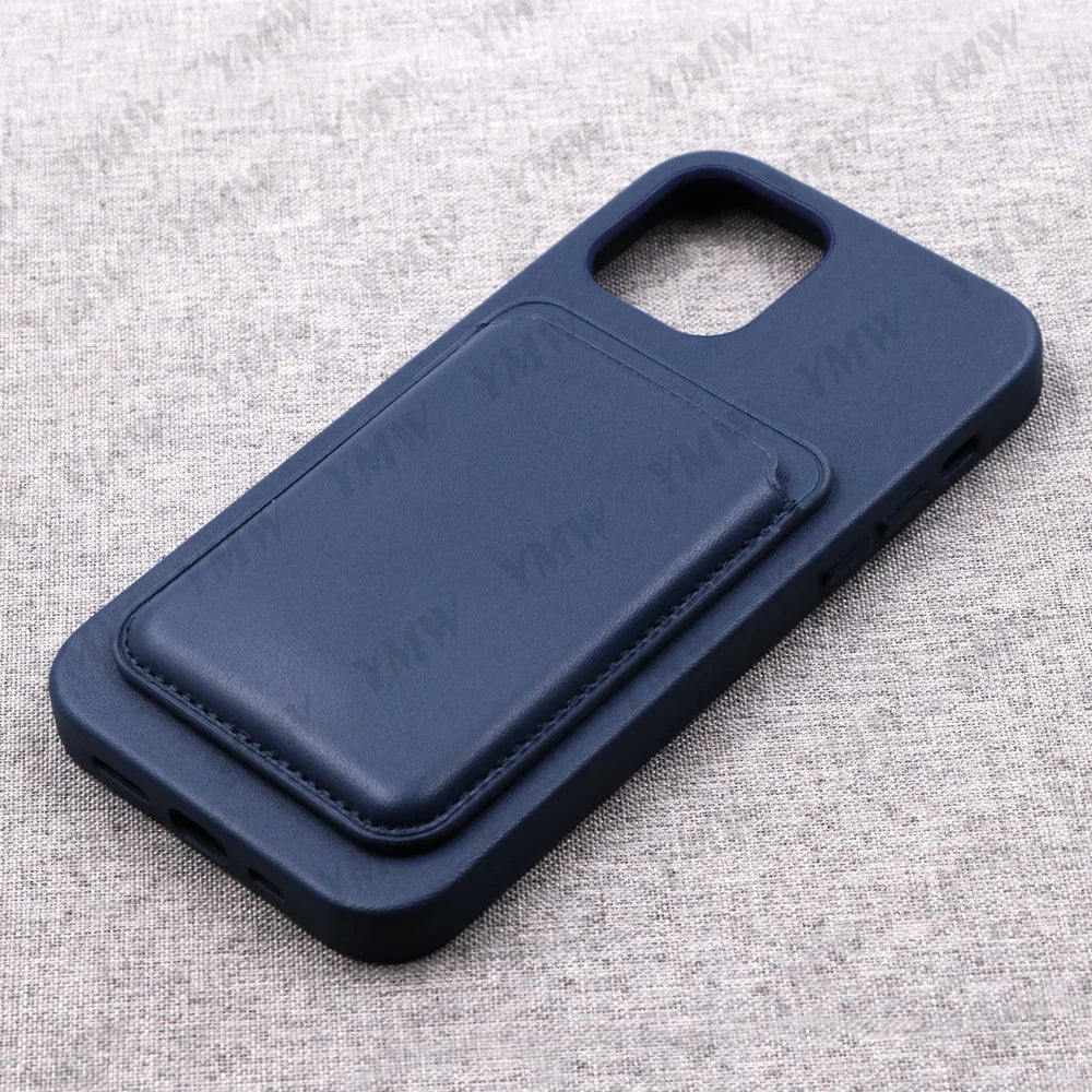 Leather Luxury Business Cow Magnet Phone Cases