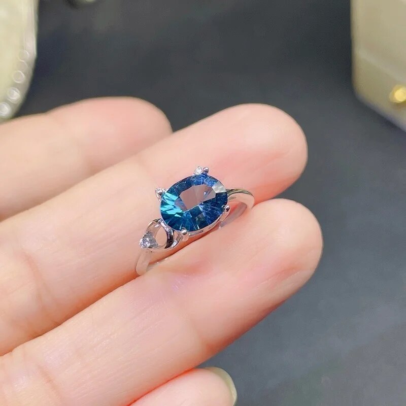 Simple Stylish, Natural Topaz Ring, Beautiful Color