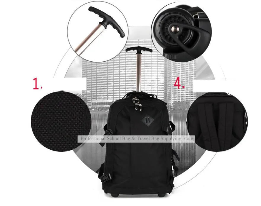 Travel trolley rucksack Rolling Cabin