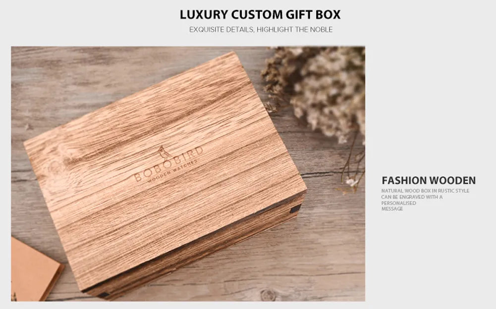 Luxury Men's Mechanical Wooden Watch