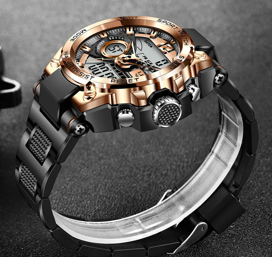 Quartz Digital Waterproof Watch