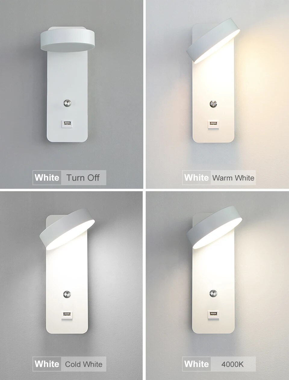 9W White/Black Modern Lighting  Stair Lighting