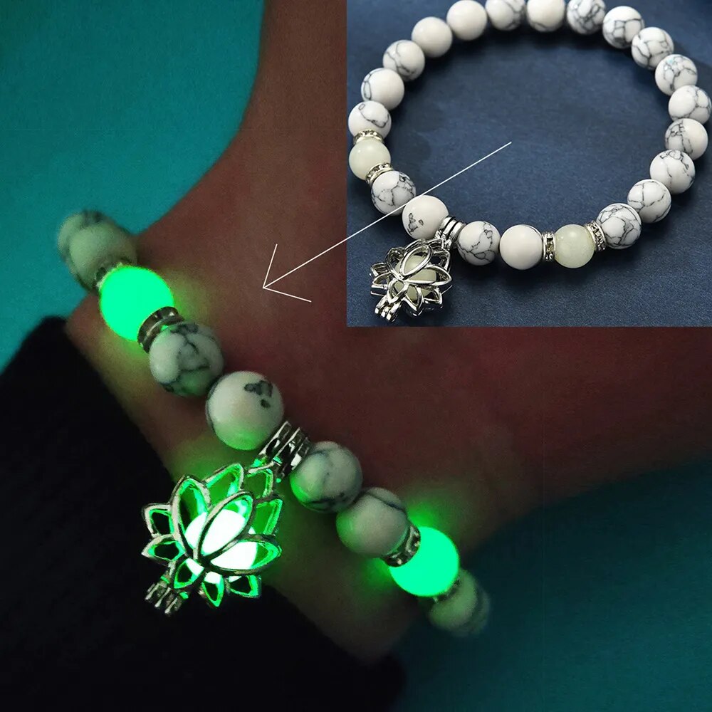 Natural Stone with Luminous Glow Bracelet