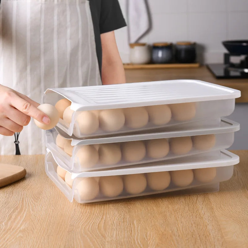 Plastic Egg Container Storage Box