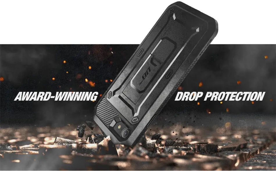 Built-in Screen Protector Holster Cover Case