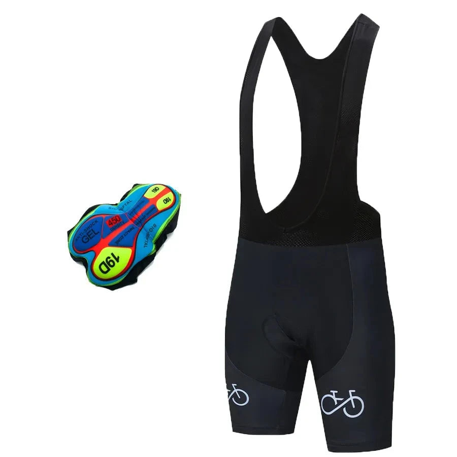 Breathable 19D Gel Padded Men's Bike Shorts