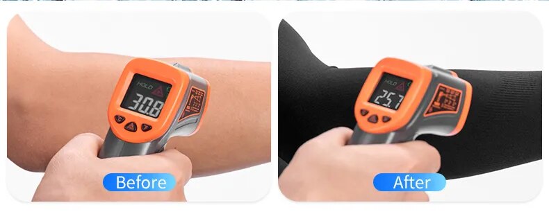 Ice Fabric Running Protect Arm Warmers