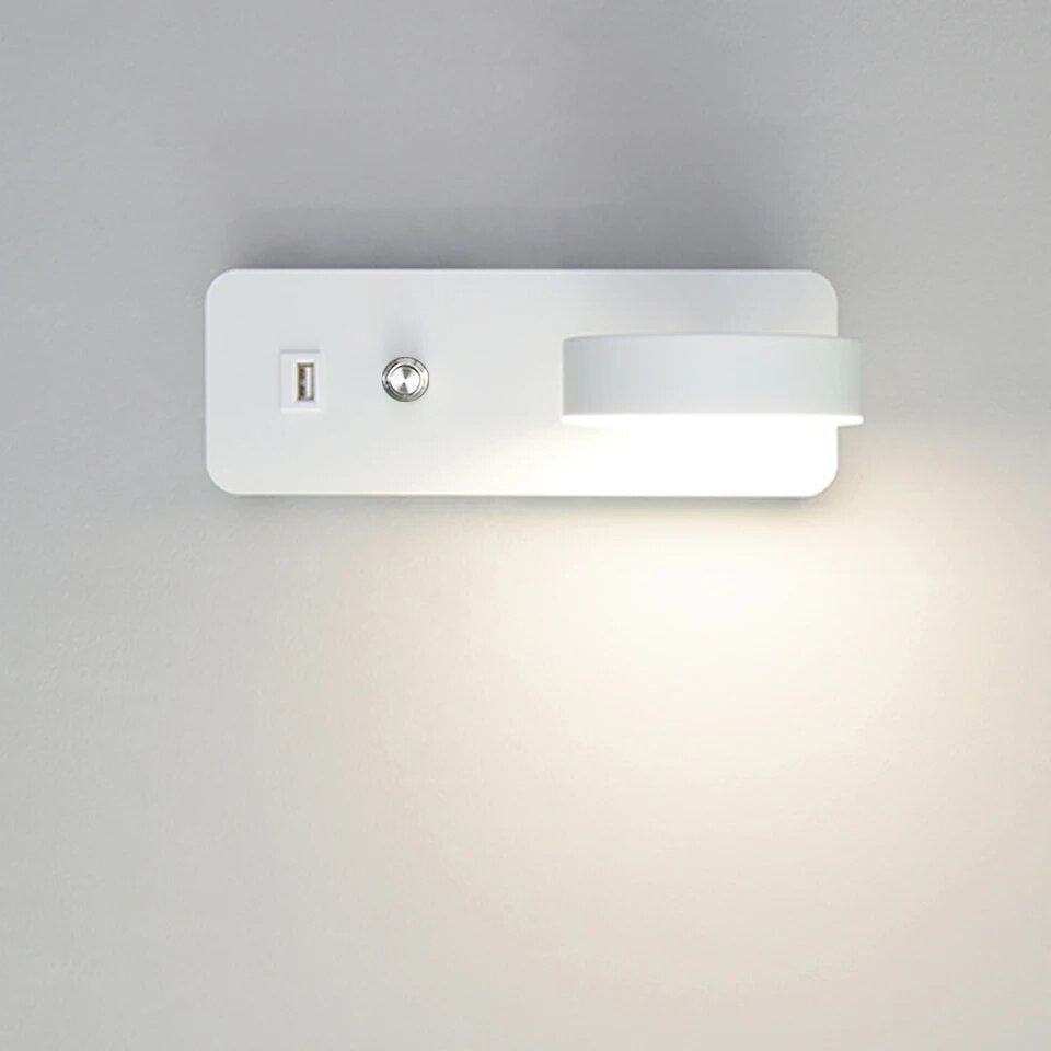 9W White/Black Modern Lighting  Stair Lighting