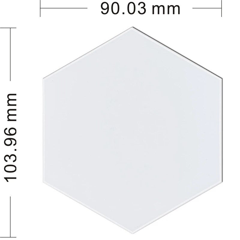 Touch-Controlled Hexagon Quantum Wall Lamp