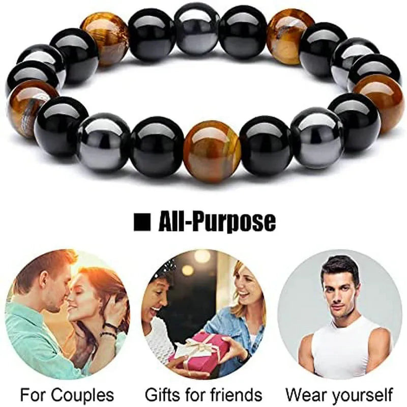 Joyería de pulsera de cuentas de ojo de tigre