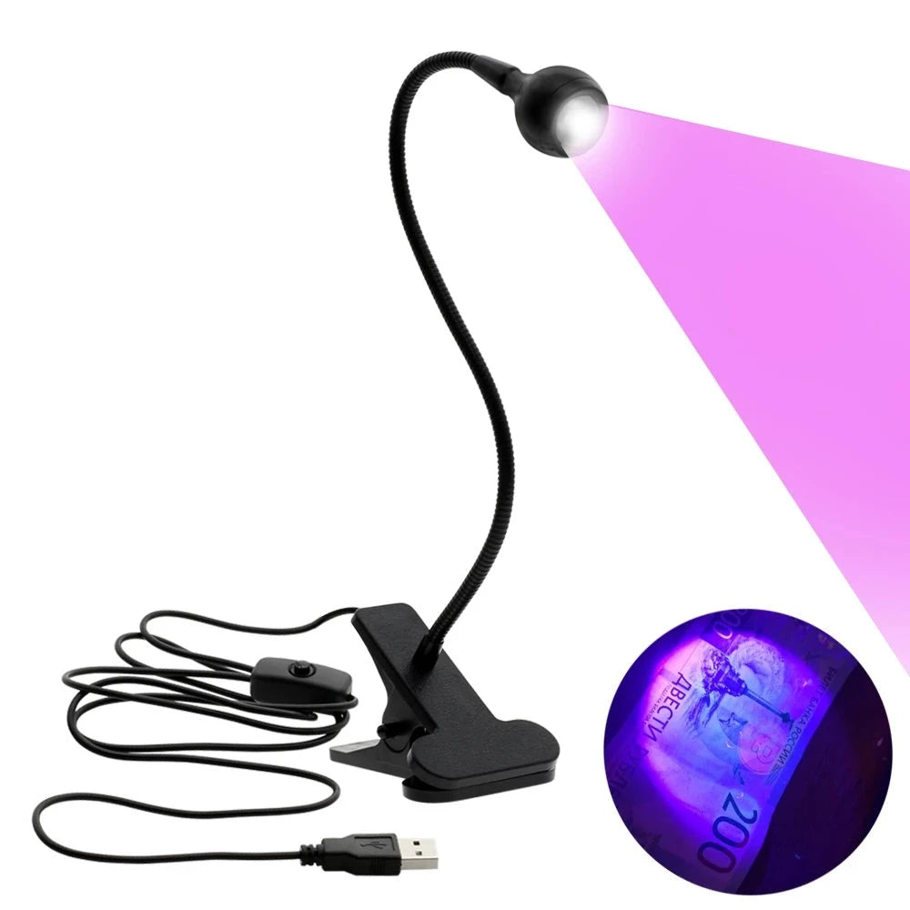 Secador de uñas con pegamento ajustable con lámpara UV LED