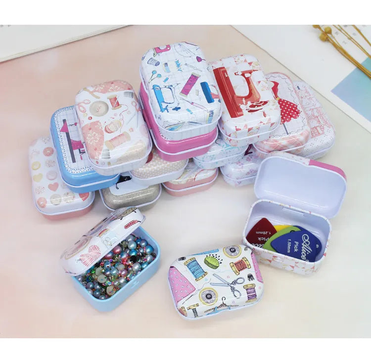 Colorful Mini Tin Storage Box