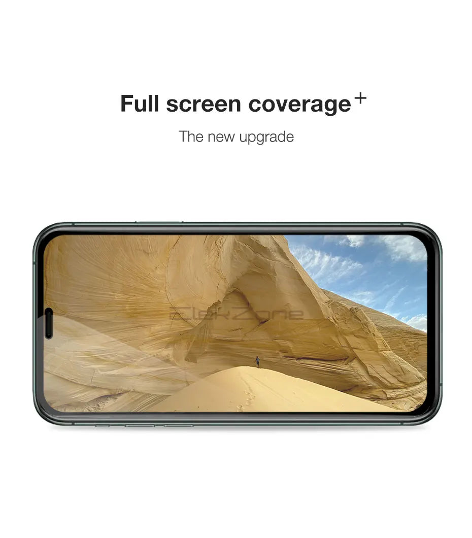 Protector de pantalla de cubierta completa de vidrio templado