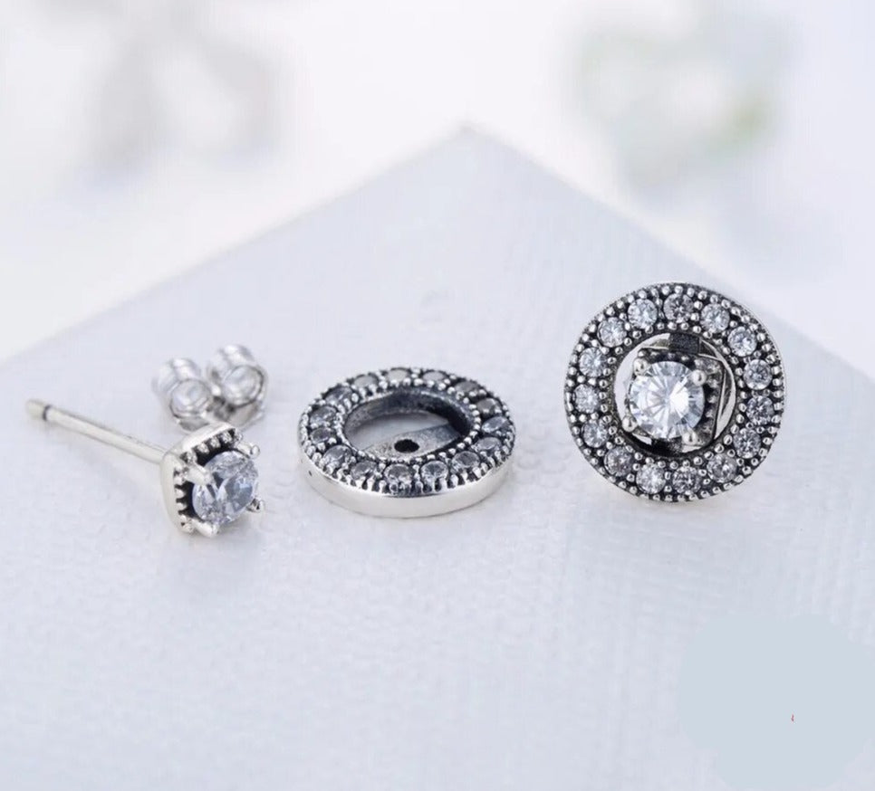 Sterling Silver Vintage Stud Earring