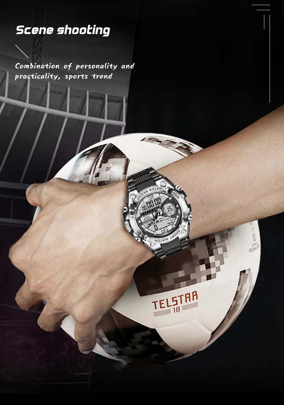 Quartz Digital Waterproof Watch