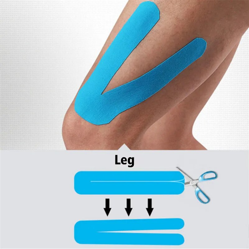 Vendaje de cinta muscular deportiva