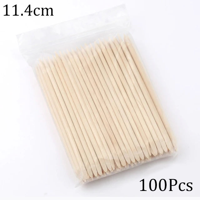 Wooden Cuticle Pusher Remover