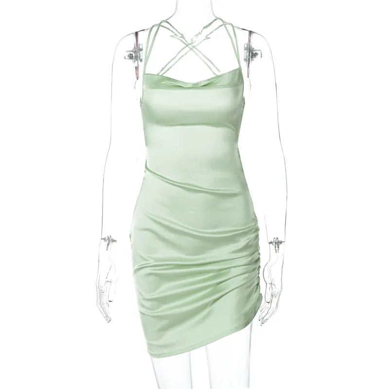 Women Strap Mini Dress
