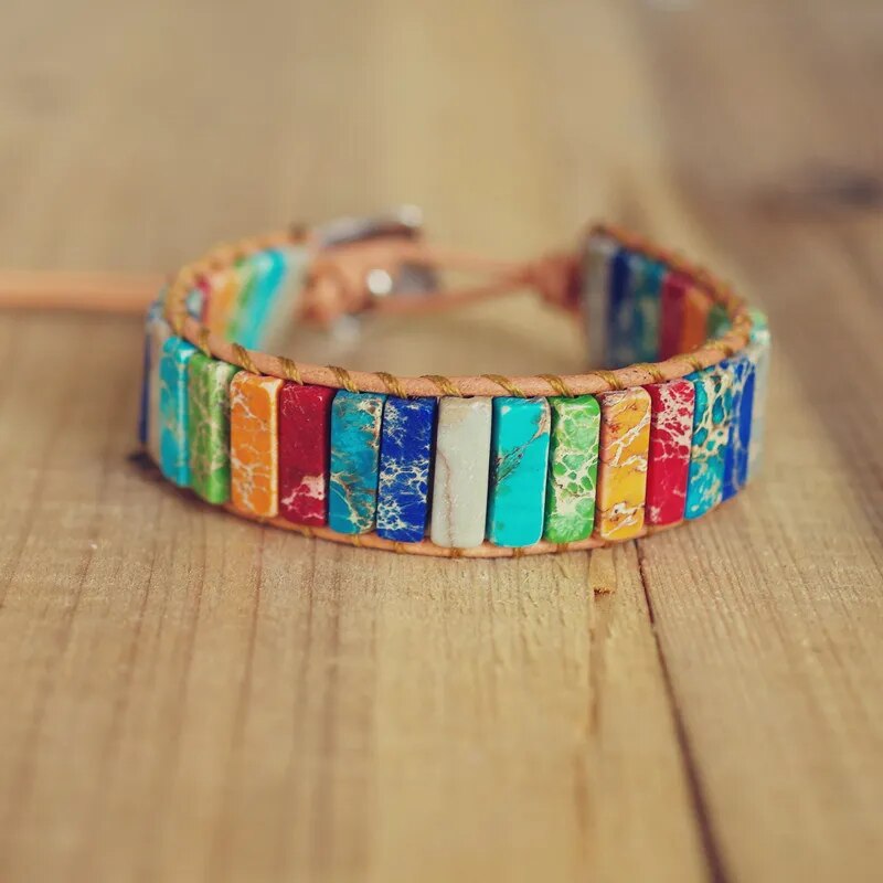 Natural Stone Handmade Chakra Bracelet